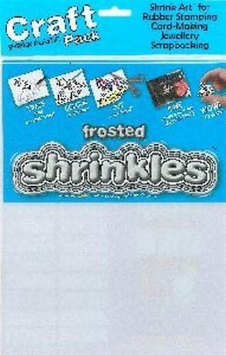 3XShrink Art Plastic Frosted Blank Sheets,