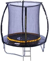 KANGA 6ft Trampoline with Enclosure, Ladder & Anchor Kit (Curved) Round view 2
