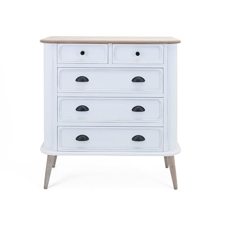 Amazon Com Benzara Immaculate And Versatile Drawer Cabinet White