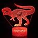 YOUNSH Dinosaur lamp, Dinosaur Night Light Bedside Lamp 16 Color Changing with Touch & Remote Control for Kids Lamps as Birthday Gifts for Boys