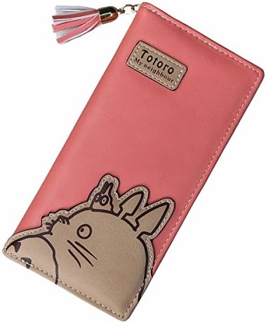 Hayao Miyazaki Anime My Neighbor Totoro Cosplay Cartoon Women Girl Students Long Bi-fold Wallet Purse