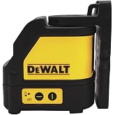 DEWALT Level, Cross Line Laser, Green (DW088CG) | High-visibility alignment lines