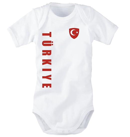 Türkei Baby BODY weiss SAM-1 EM 2016 T-Shirt
