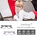 Outray Kids Computer TV Anti Blue Light Glasses for Boys and Gilrs Anti Eyestrain 2185c6 Red