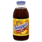 Snapple Lemon tea, made from Green&black's tea leaves bottle 16oz (076183163740)