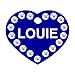 Swarovski Crystals Pet ID Tags (Heart Pink)