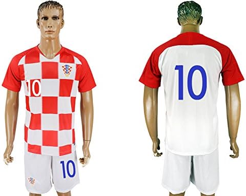 Sonucoci Croatia Team 10 Home 2018 World Cup Men Red Soccer jersey - L