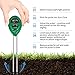 K KERNOWO Soil Test Kit, 3-in-1 Soil pH Meter with Moisture, Light and PH Tester for Garden, Farm, Lawn, Indoor & Outdoor (No Battery Needed)thumb 3