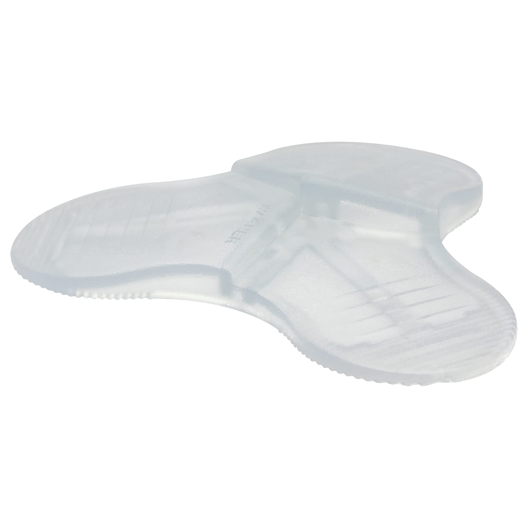 Wagner Door Wedge/Doorstop 3STOP Color - Ø 108 x 19 mm, Transparent Design Wedge Made of high Class Synthetics, to be Pushed Underneath Doors, with 3 Different Wedge Heights - 15698501