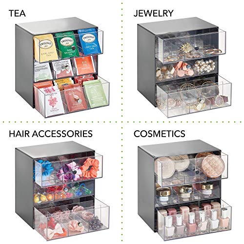 mDesign Aufbewahrungsbox für Teebeutel, Kaffeepads, Zucker usw