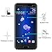 HTC U11 Screen Protector [3 Pack]- OMOTON High Definition Screen Protector with [Anti-Scratch] [Bubble Free][New Version], NOT Fit for HTC U11 Lite / HTC U11 Plus