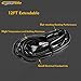 Eyourlife 300W Light Bar Wiring Harness, 12V 40A DT Connector 1 Lead Harness, Relay Relay Blade Fuse Wiring Harness Kit for Off Road LED Light Bar with On Off Power Switch