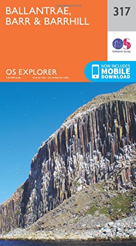 Ballantrae, Barr & Barrhill Map | Galloway Forest Park | Ordnance Survey | OS Explorer Map 317 | Scotland | Walks | Hiking | Maps | Adventure