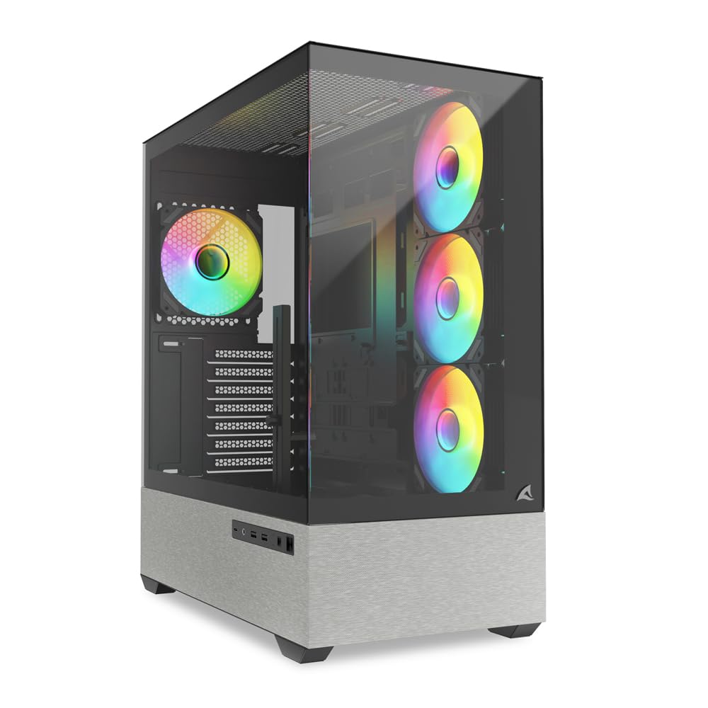 Sharkoon AK7 schwarz, ATX PC Gehäuse, ARGB