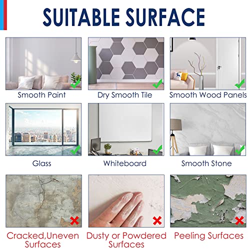 LotFancy Cork Board 1/2 inch Thick, Unicorn Design 10” x 16”, Cork Bulletin Board with Self-Adhesive Backing, Bonus 15 Push Pins