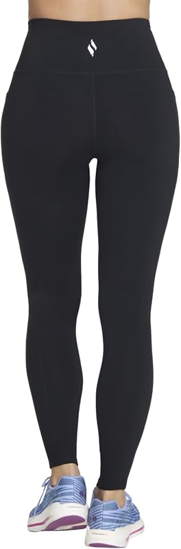 Go Walk Go Flex High Waisted 2-Pocket Yoga Legging, Mujer, Bold Black, S — foto 2 de 3