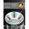 Juicer, AICOOK 800W Juicer Machine with 5 Speed Settings(LED Display), Wide Mouth 3" Feed Chute for Whole Fruit Vegetable Centrifugal Juice Extractor, Easy Clean and Assemble, BPA-Free, Anti-Drip