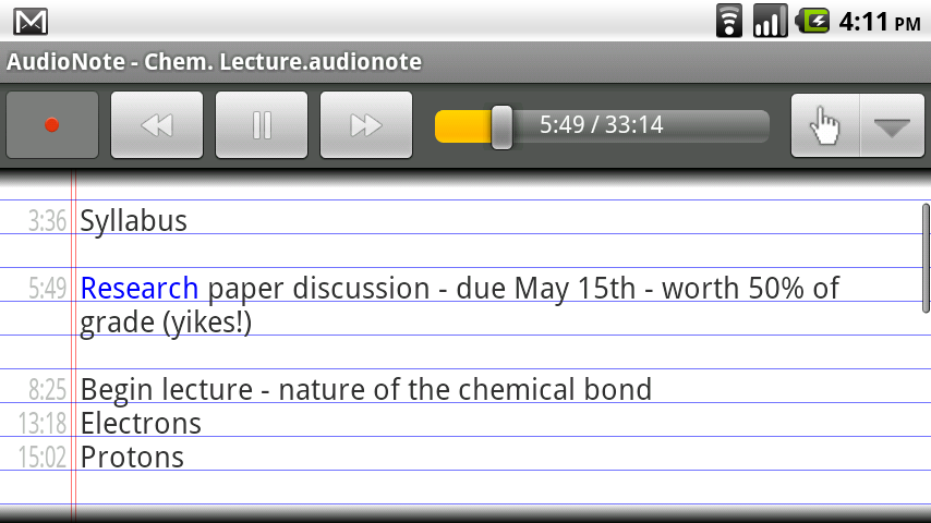 AudioNote - Notepad and Voice Recorder