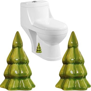 Ceramic Toilet Bolt Covers – Cute Capybara & Frog Design, Rust Prevention, 2.36x2.36x3.66 Inches, Decorative Bathroom Screw Caps