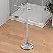Gatco 1506 Floor Standing S Style Towel Holder, Satin Nickel