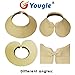 Yougle Fashion Girl Lady Beach Sun Visor Foldable Roll up Wide Brim Straw Hat Cap By ePacket 7-15 Days to USA