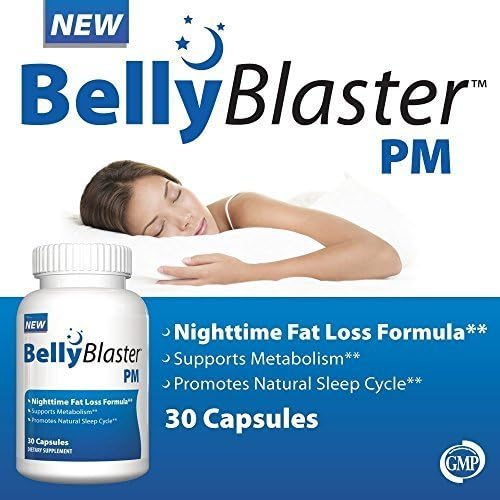 Belly Blaster PM - Night Time Weight Loss Pill - Loss Weight While You Sleep - 30 Day Supply (Pack of 3) by Genetic Solutions
