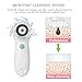 PRETTY SEE Facial Brush 360° Rotating Face Cleanser Brush Microdermabrasion Facial Spin Brush 3-in-1 Set