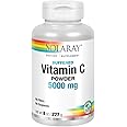 SOLARAY Vitamin C Crystalline 5000mg | Buffered Powder for Gentle Digestion | Healthy Immune Function, Collagen Synthesis & Antioxidant Support | 8 oz