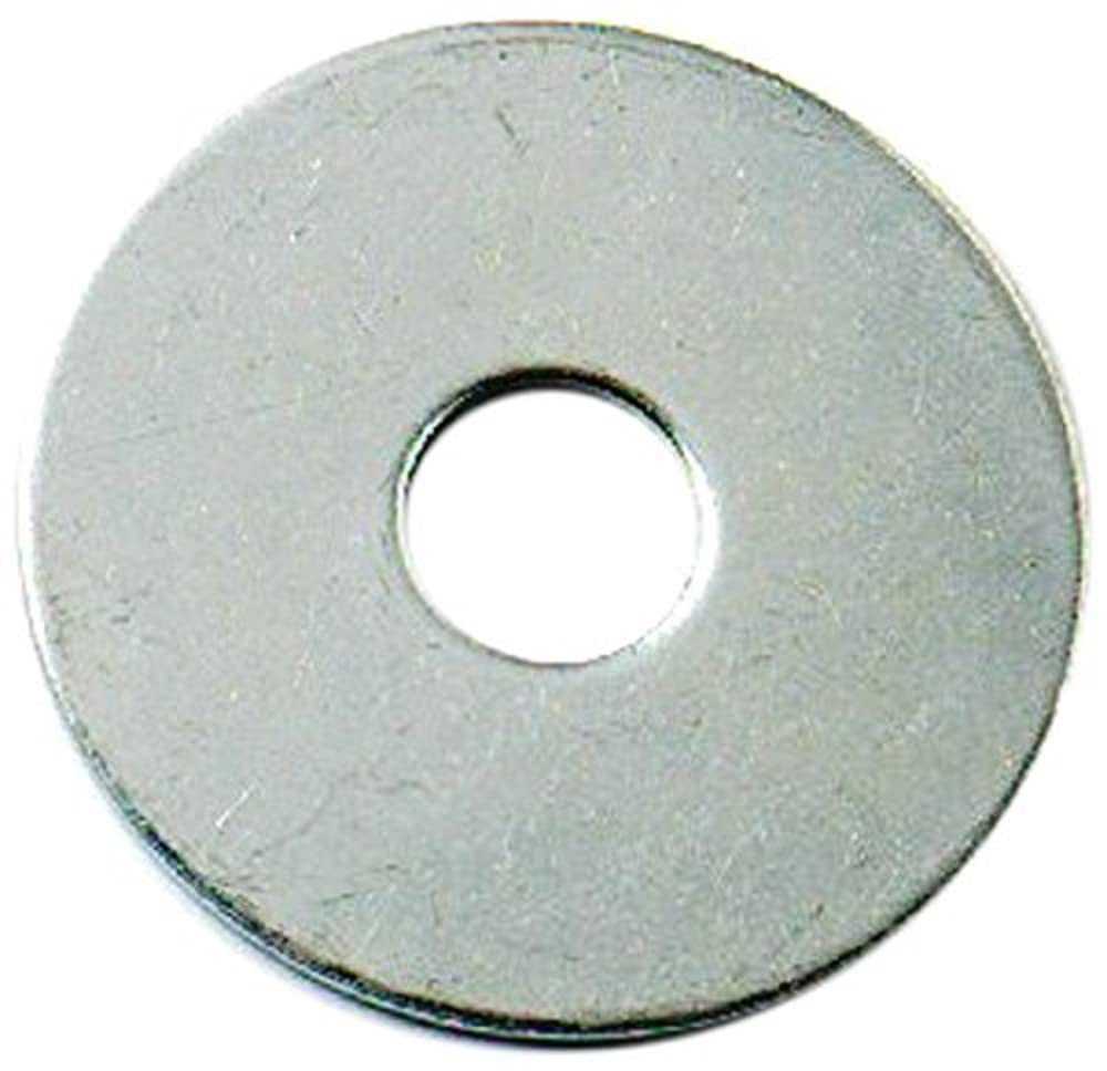 Merriway BH06117 (100 Pcs) Penny Repair Mudguard Fender Washer 38 mm Diameter x 10 mm Hole - Pack of 100 Pieces