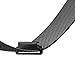TRUMiRR 20mm Milanese Loop Watch Band Magnetic Closure Strap for Samsung Gear S2 Classic, Galaxy Watch 42mm, Gear Sport SM-600, Moto 360 2 Gen 42mm Men, Pebble Time Round 20mm, Black