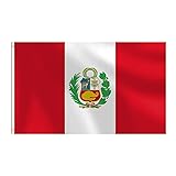 Peru Flag 3x5 FT Heavy Duty Peruvian Flag Double