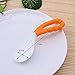 Amrka Baby Spoons Self feeding, Infant Safe Spoon Solid Pacifier Bending Spoon Curved Flatware, Pack of 2 Pcs