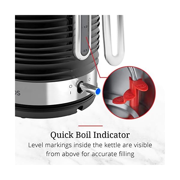 Russell Hobbs KE4200BR Coventry 1.7L Electric Kettle, Black The Home