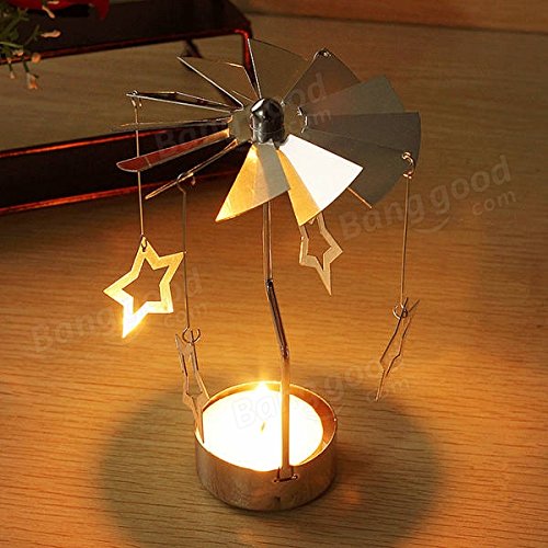 Kerzen & Kerzenhalter Doradus Aluminium rotierende Spinn Carrousel