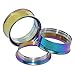 Longbeauty 6 Pair Stainless Steel Screwe Flesh Tunnel Expander Eer Plug Gauge Earlets 6 Colors 16MM