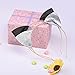 Mudder 4 Pieces Glitter Cat Ear Headbands Kitty Headbands Cat Ear Hair Hoops for Daily Wearing and Party Decoration