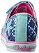Skechers Kids Chit Chat Light-Up Sneaker (Toddler/Little Kid),Blue/Multi,
