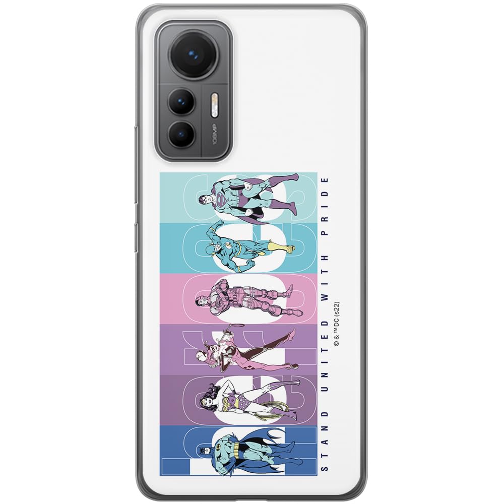 ERT GROUP mobile phone case for Xiaomi 12 LITE original and officially Licensed DC pattern Justice League 009 optimally adapted to the shape of the mobile phone, case made of TPU