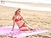 Premium Oversized Beach Blanket - Unique 7’x7’ Waterproof Sandproof Mat| 300D Ripstop Nylon| Compact Wind-Resistant Lightweight| FREE Sand Anchors, Carbine Clip, Travel Bag for Camping Outdoor Picnic