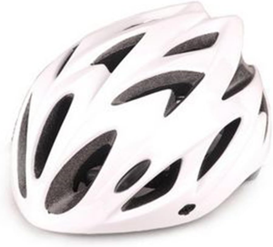 GEZICHTA Cycle Helmet, Adjustable Mountain Bike Sport Cycling MTB Unique EPS Helmet, Anti-impact Bike Bicycle Helmets for Men Women Safety Protection, 11 Colors(Bright White)