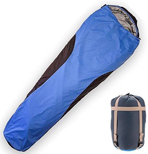 Ezyfast Mummy Sleeping Bag with Compression Sack, It's Portable and Lightweight for 3-4 Season Camping, Hiking, Traveling, Backpacking and Outdoor Activities