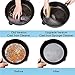 Cast Iron Cleaner, Stainless Steel Chainmail Scrubber for Cast Iron Pan Pre-Seasoned Pan Dutch Ovens Waffle Iron Pans Cast Iron Grill Skillet Scraper. Upgrade Version Design for Easy Holding.