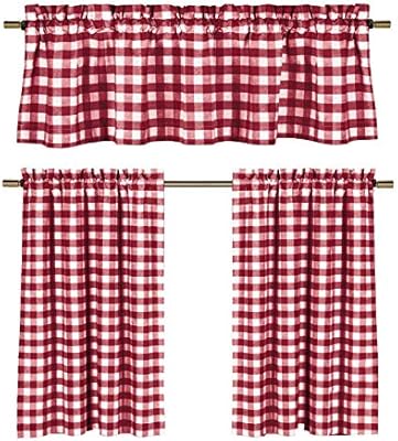 Amazon Com Candy Apple Red White Country Checkered Plaid