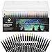 Art Mastery Real Brush Pens, 24-Pack with Flexible Brush Tip, Professional Watercolor Brush Pens for Drawing, Painting, Coloring, More, 100% Non Toxic, Multi Color, Works Great with Watercolor Paper