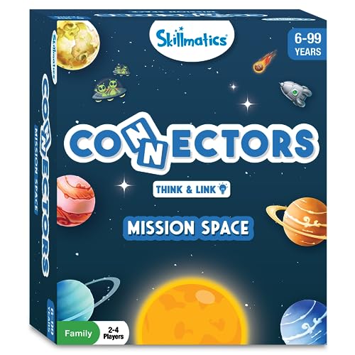 Skillmatics Educational Game Connectors Mission Space, Fun Learning