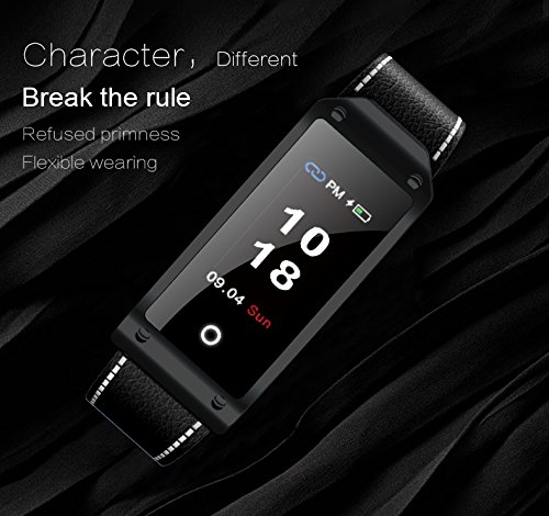 image for TechCode Fitness Tracker Watch, IP67 Waterproof Color Screen Blood Pre