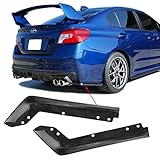 GT-Speed for 15-17 Subaru WRX STi OE Style Rear PU Bumper Valance Lip Add-on Spats Aprons