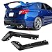 GT-Speed for 15-17 Subaru WRX STi OE Style Rear PU Bumper Valance Lip Add-on Spats Aprons