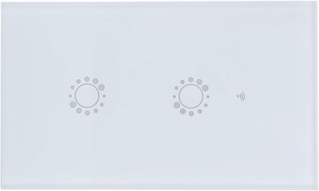 Interruptor de luz tctil interruptor de luz de control remoto Wifi inteligente inalmbrico para EwelinkAplicacin Smart Life para Alexa y Echo Dot Google HomeIFTTT Roqi