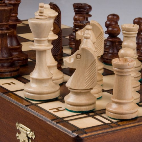 Jowisz Decorative Folding Chess Set with 16 Inch Board